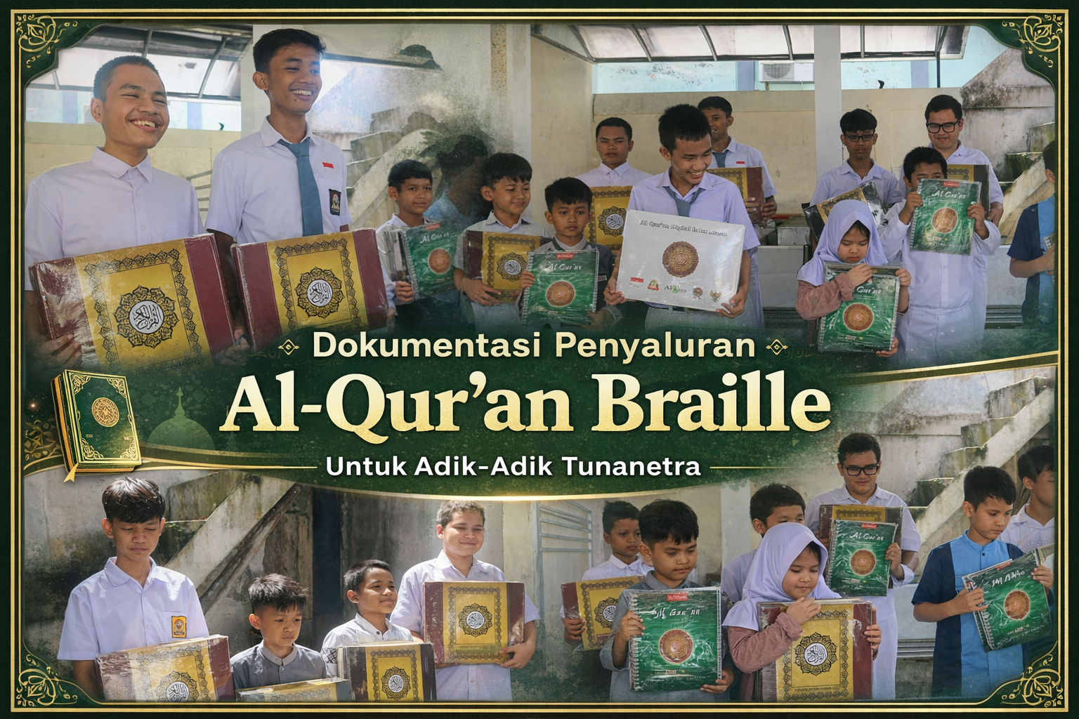 Dokumentasi Penyaluran Qur’an Braille untuk Tunanetra – Maret 2026