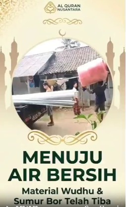 Menuju Air Bersih | Material Sumur Bor Bayah